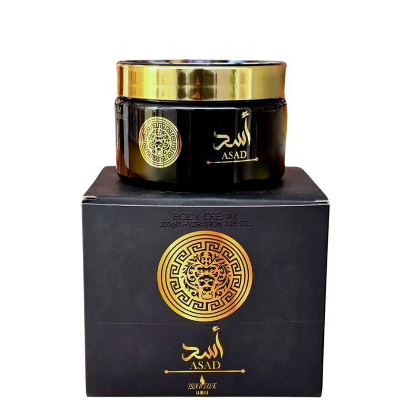 Kit Asad Lattafa 100ml + Creme Hidratante 200ml